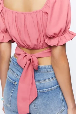 Tie-Back Crop Top
