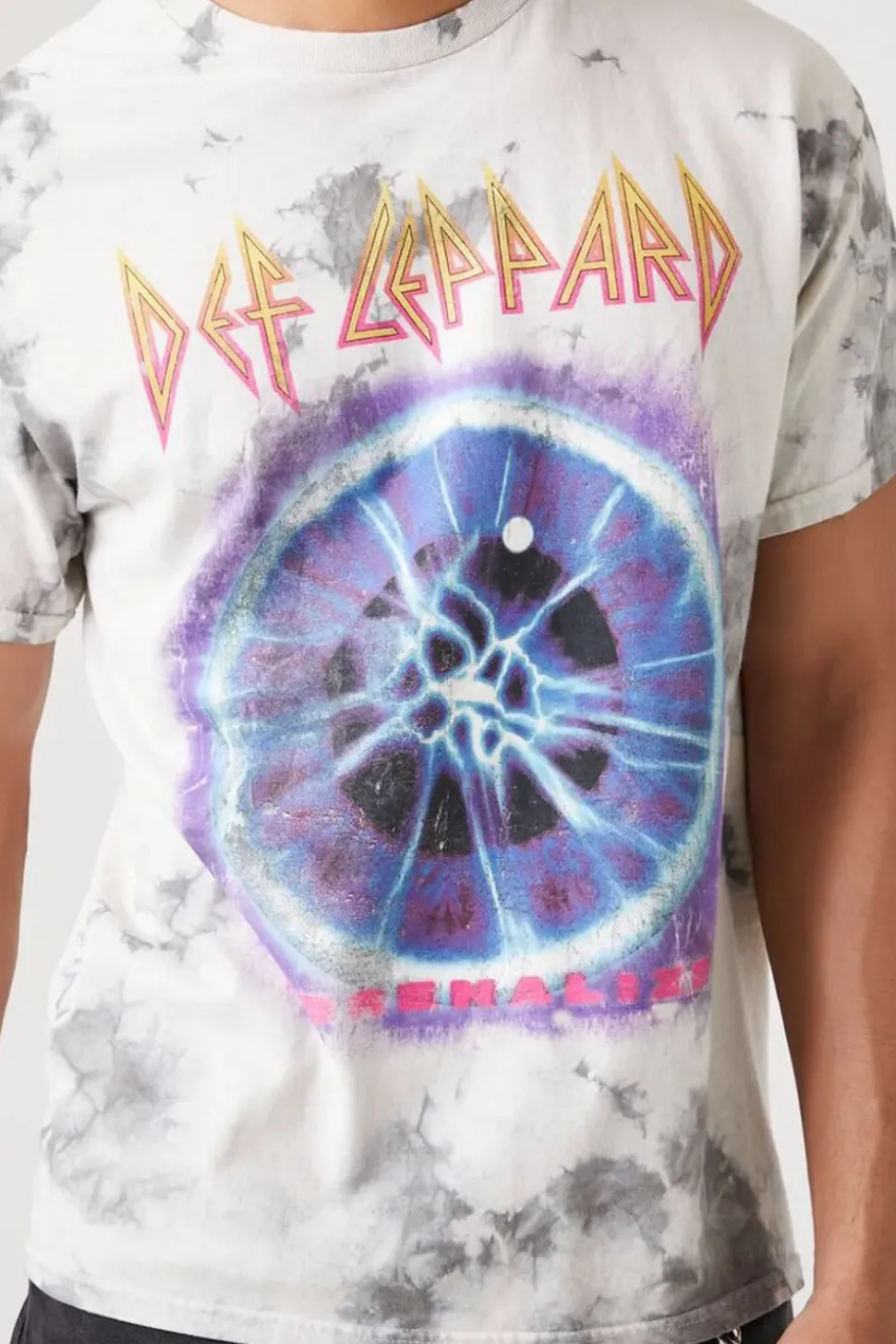 Tie-Dye Def Leppard Graphic Tee