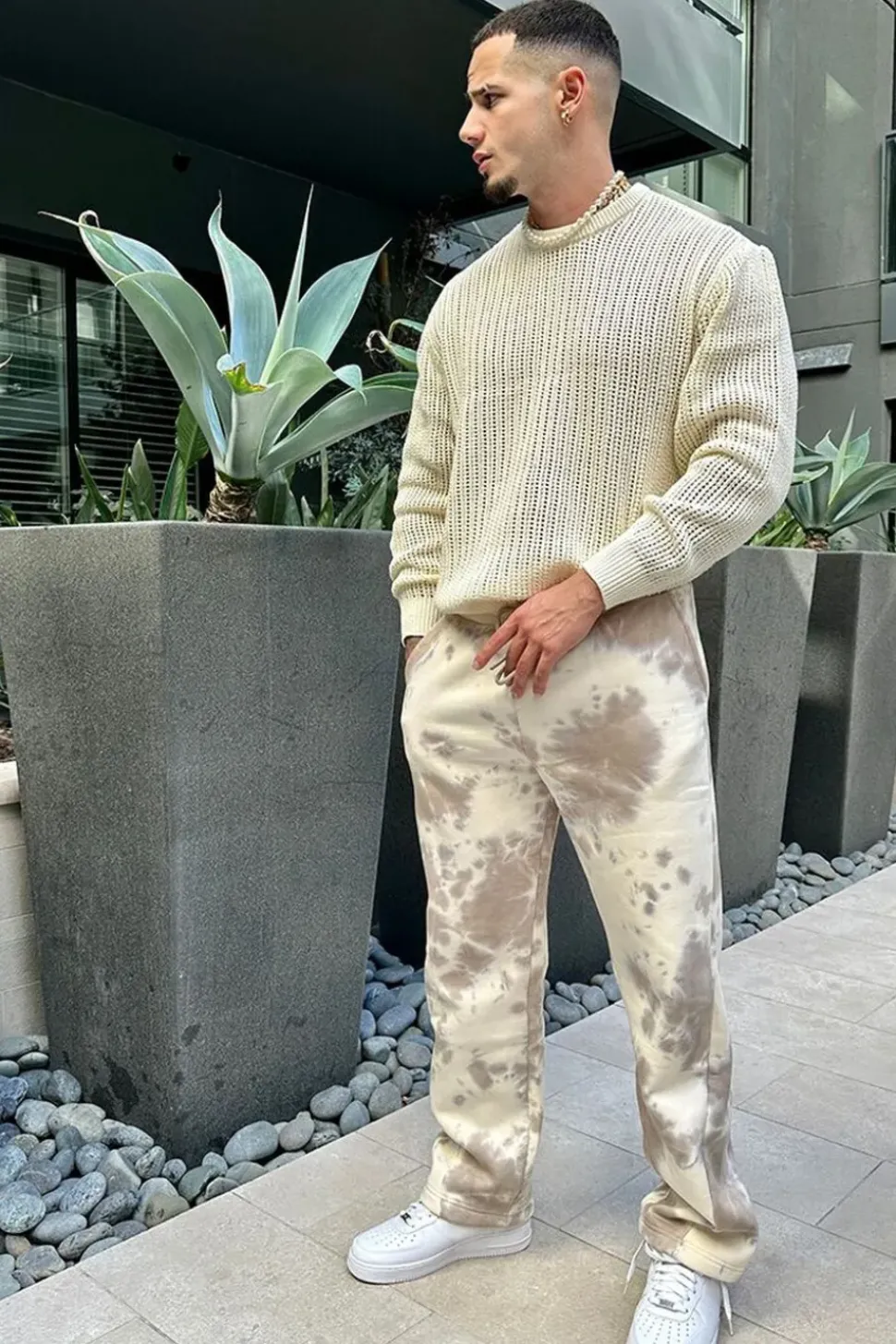 Tie-Dye Fleece Sweatpants