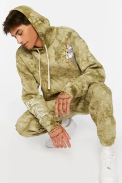 Tie-Dye Graphic Hoodie