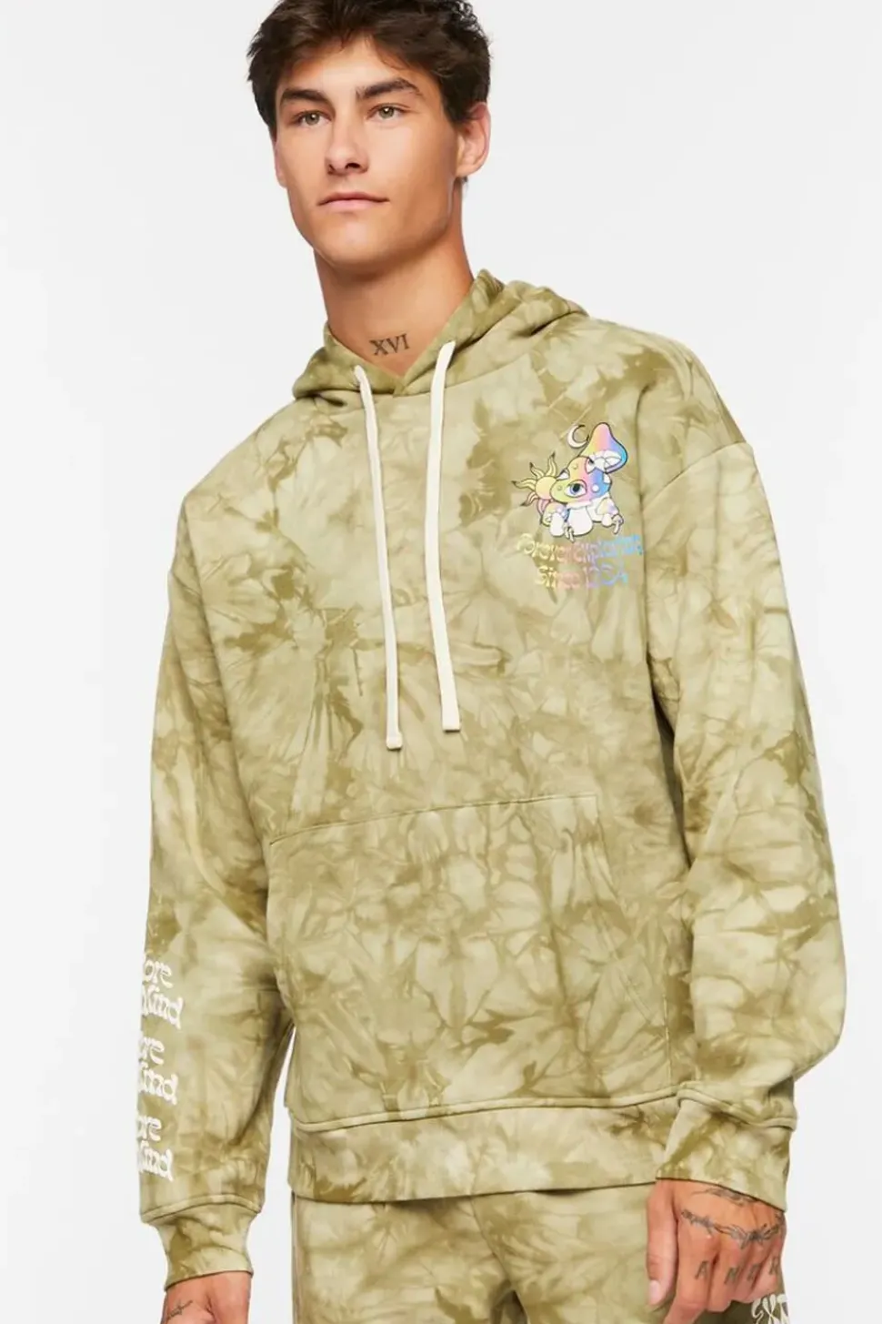 Tie-Dye Graphic Hoodie