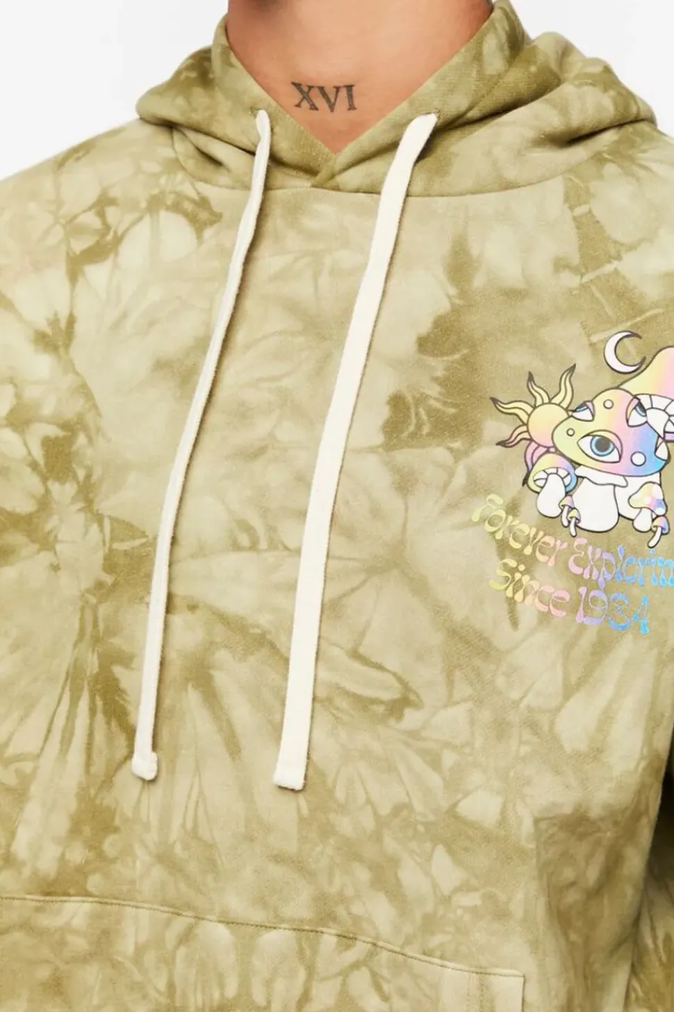 Tie-Dye Graphic Hoodie