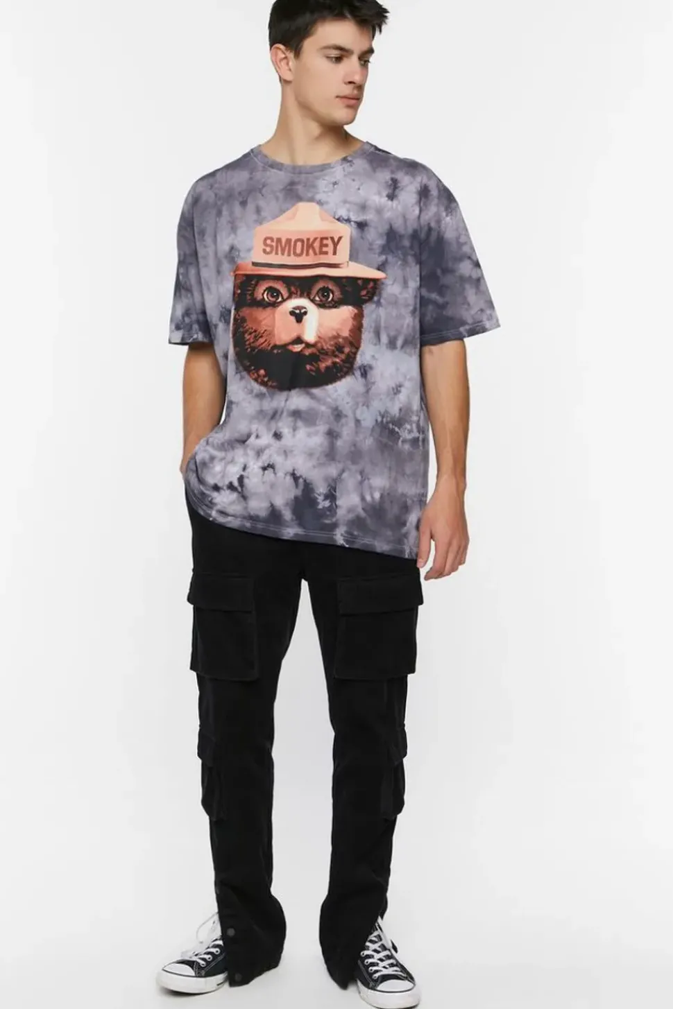 Tie-Dye Smokey Bear Graphic Tee