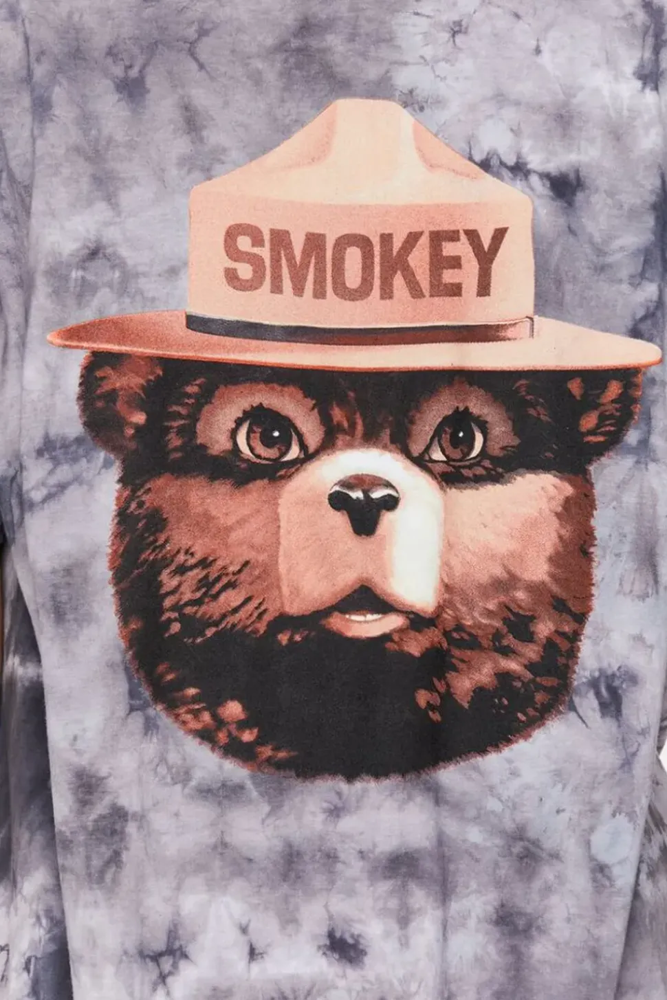 Tie-Dye Smokey Bear Graphic Tee