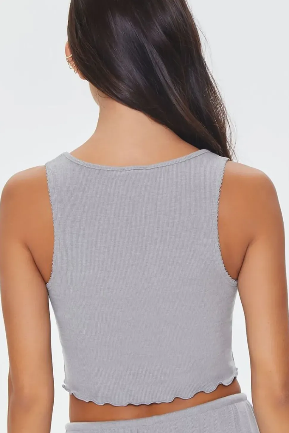 Tie-Front Lounge Crop Top