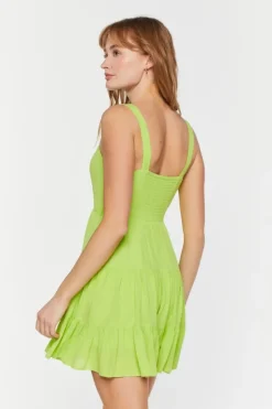 Tiered Fit & Flare Mini Dress