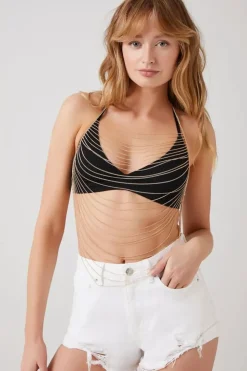 Tiered Halter Body Chain