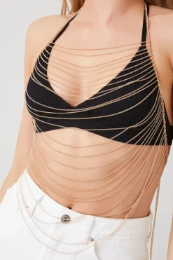 Tiered Halter Body Chain