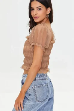 Tiered Puff Sleeve Top