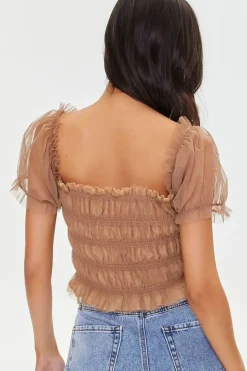 Tiered Puff Sleeve Top
