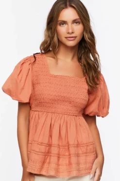 Tiered Puff Sleeve Top