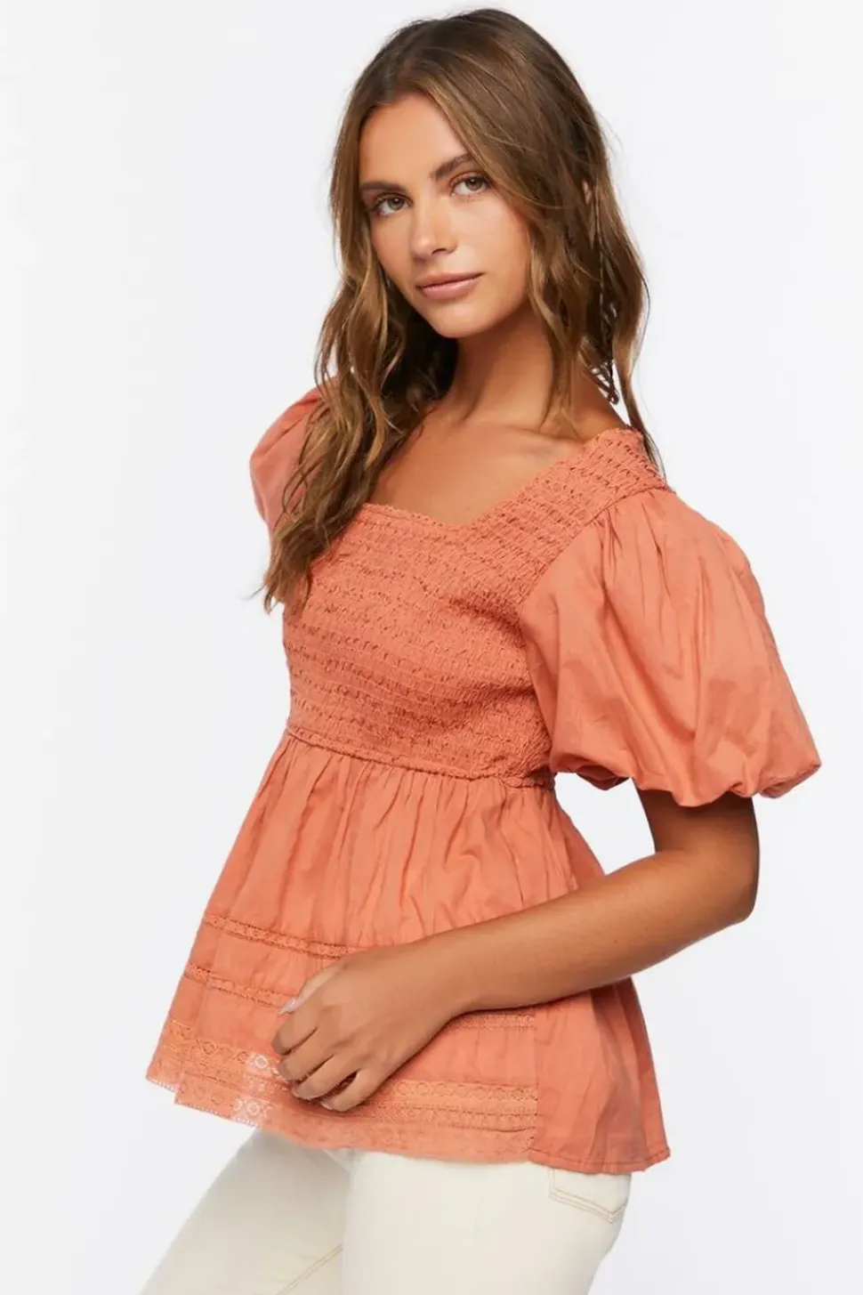 Tiered Puff Sleeve Top