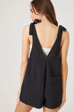 Tie-Strap Pocket Romper