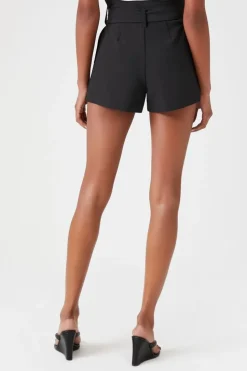 Tie-Waist Paperbag Shorts