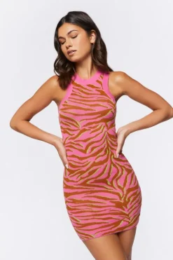 Tiger Striped Mini Dress