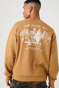 Till Sunsets End Graphic Pullover