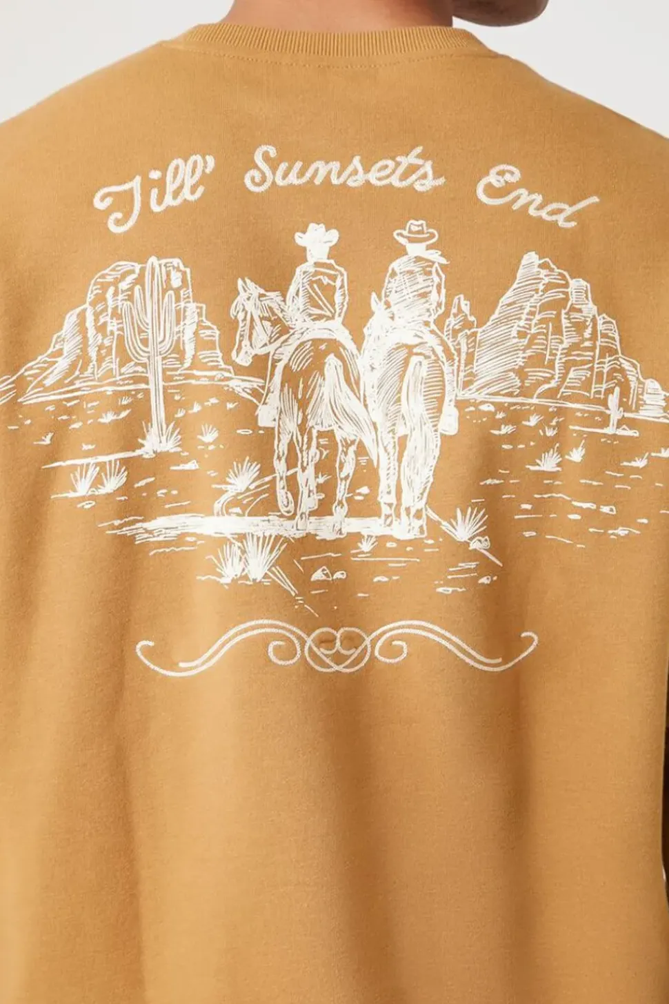 Till Sunsets End Graphic Pullover