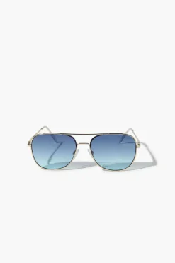 Tinted Aviator Sunglasses