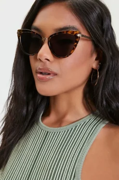 Tinted Cat-Eye Sunglasses