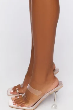 Toe-Ring Lucite Heels