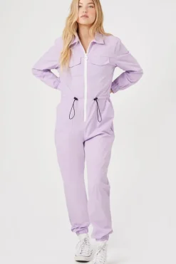 Toggle Drawstring Jumpsuit