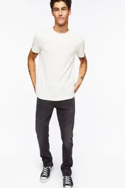 Tonal Striped Crew Tee
