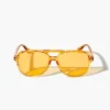 Tortoiseshell Aviator Sunglasses
