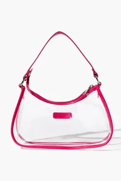 Transparent Baguette Shoulder Bag