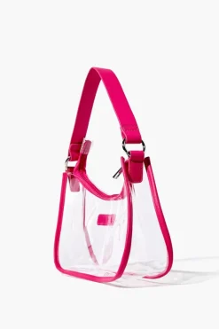 Transparent Baguette Shoulder Bag