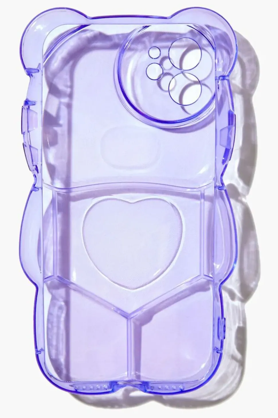 Transparent Bubble Bear Case For Iphone 12