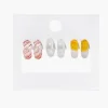 Transparent Hoop Earring Set