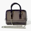 Transparent Mini Crossbody Bowler Bag