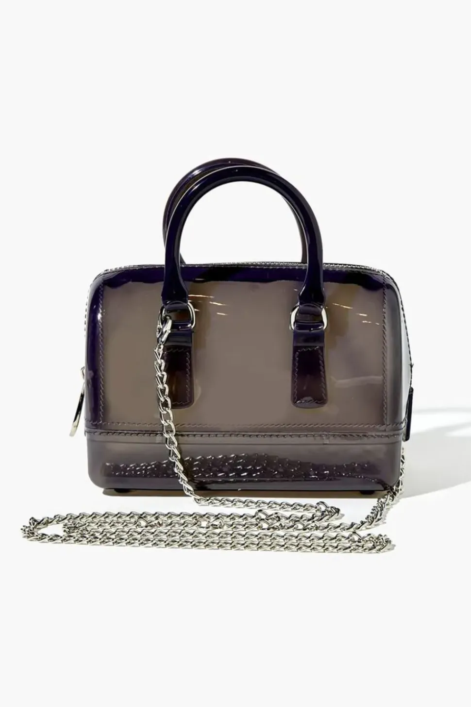 Transparent Mini Crossbody Bowler Bag