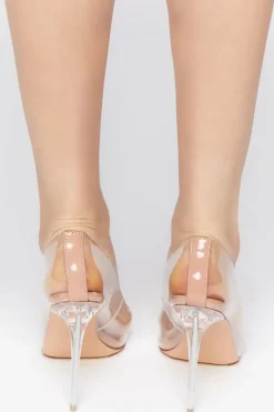 Transparent Pointed-Toe Pumps