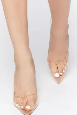 Transparent Pointed-Toe Pumps