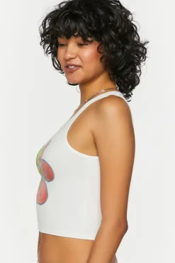 Tropical Flower Graphic Tank Top