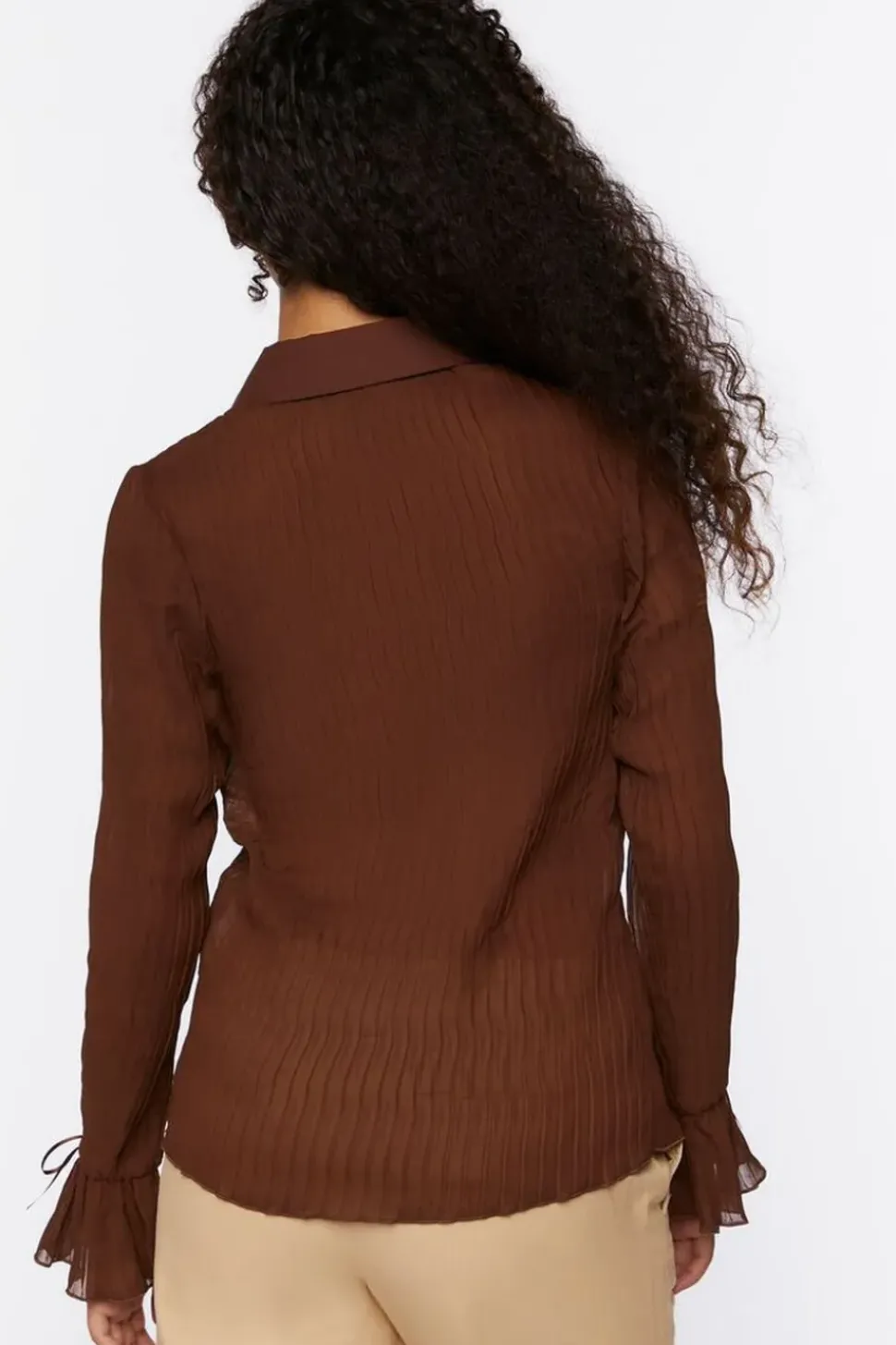 Trumpet Sleeve Shirt