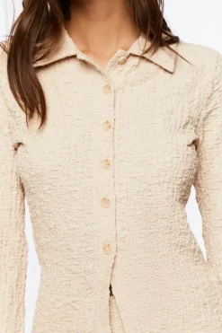 Trumpet Sleeve Shirt & Skirt Set