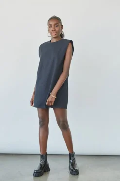 T-Shirt Shoulder Pad Dress