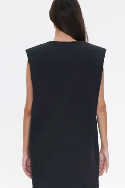T-Shirt Shoulder Pad Dress