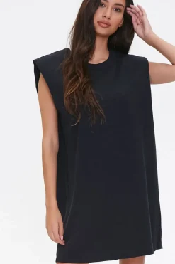 T-Shirt Shoulder Pad Dress
