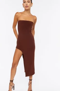 Tube Midi Slit Dress