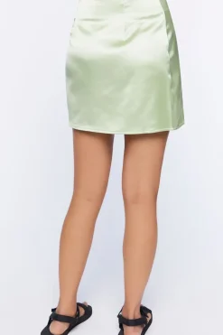 Tulip-Hem Mini Skirt