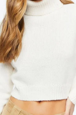 Turtleneck Marled Sweater
