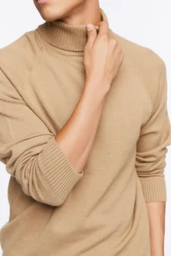 Turtleneck Raglan Sweater