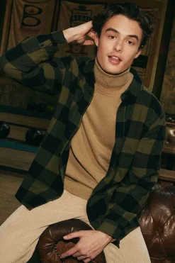 Turtleneck Raglan Sweater