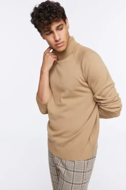 Turtleneck Raglan Sweater