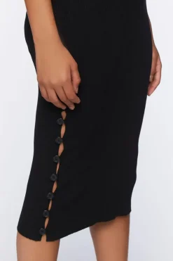 Turtleneck Sweater Midi Dress