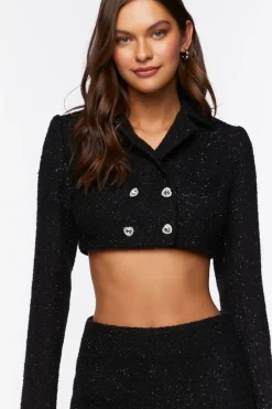 Tweed Cropped Blazer