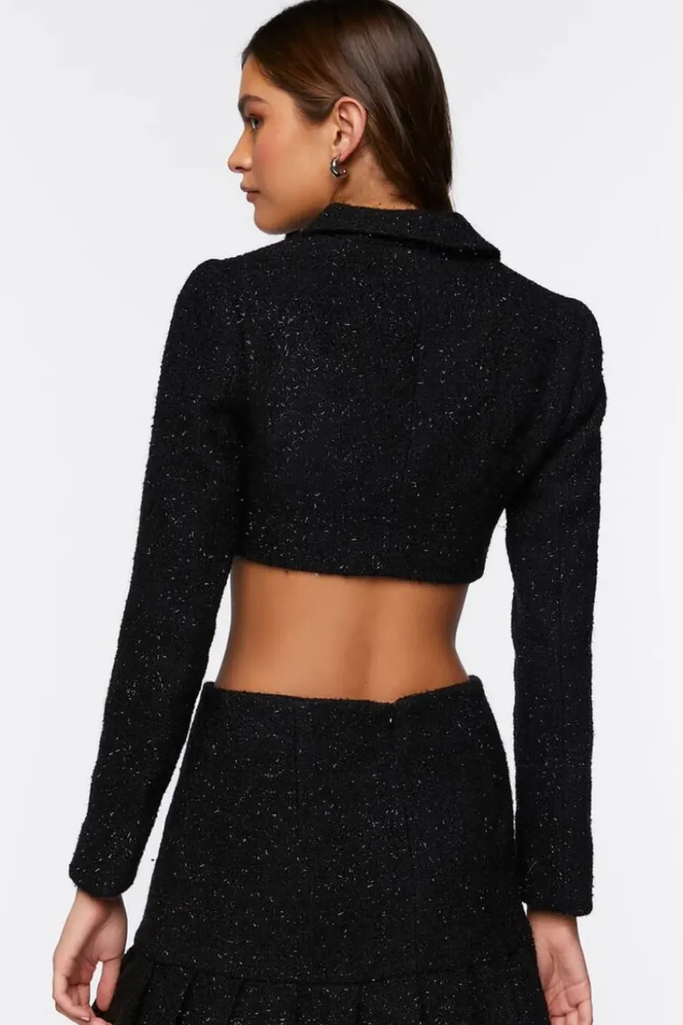 Tweed Cropped Blazer